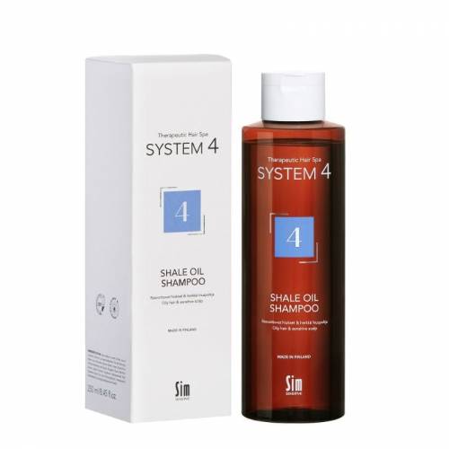 Sampon 4 tratament pentru scalp gras seboreic, sensibil si iritat, matreata grasa, 250ml, System 4 Therapeutical Hair Spa