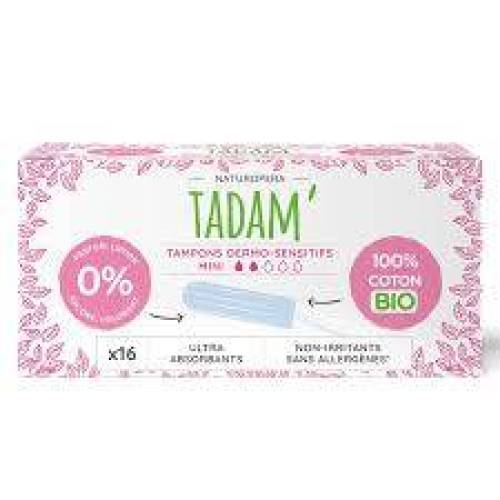 Tampoane hipoalergenice mini, eco-bio, 16 bucati, Tadam