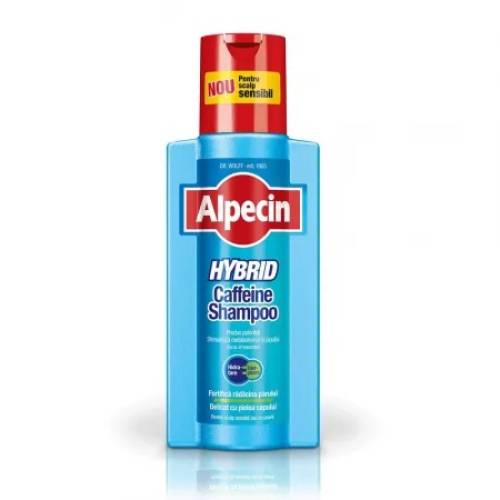 Sampon scalp sensibil cu prurit Hybrid Caffeine, 250 ml – Alpecin