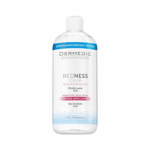 Apa micelara pentru piele cuperozica H2O REDNESS CALM, 500ml, Dermedic