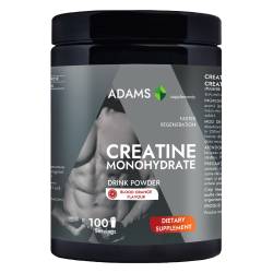 Creatina monohidrata cu aroma de portocala, 400g, Adams Vision