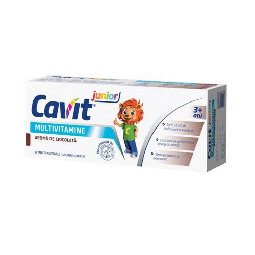 Cavit Junior cu ciocolata x 20tb.mast