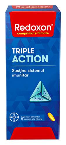 Redoxon Triple Action, 30 comprimate filmate, Bayer