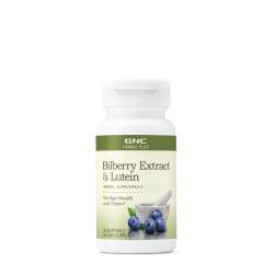 Herbal Plus Bilberry Extract & Lutein, Extract Afine + Luteina, 30 capsule, Gnc