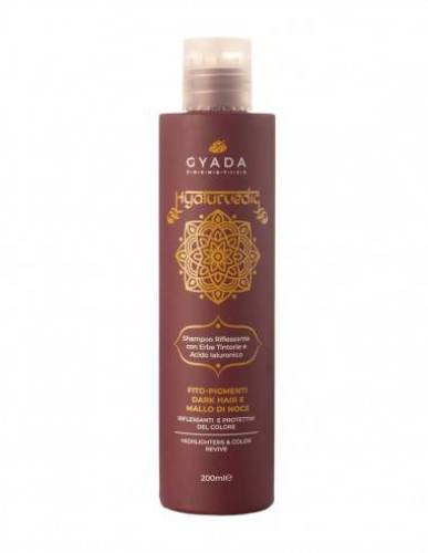 Sampon revitalizare culoare par saten, 200 ml – Hyalurvedic Gyada
