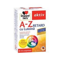 Doppelherz Aktiv A-Z Retard cu Luteină, 30 comprimate + 10 comprimate