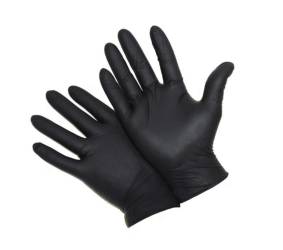Manusi examinare nitril nepudrate negre M 100 bucati