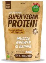 Pulbere proteica cu arahide si maca, dupa efort, Super Vegan Protein, eco-bio, 400 g, Iswari