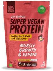 Pulbere proteica cu fructe rosii si goji, dupa efort, Super Vegan Protein, eco-bio, 875 g, Iswari