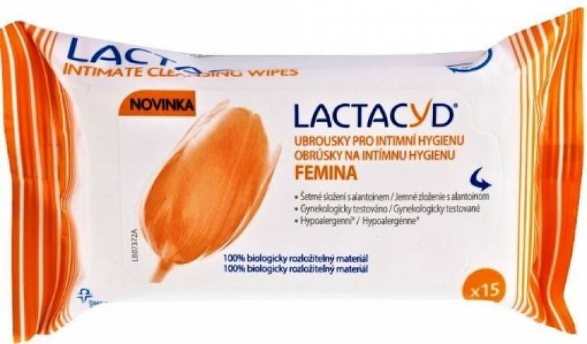 Lactacyd servetele intime daily - 15 bucati
