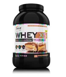 Pudra proteica cu aroma de ciocolata cu caramel Whey-X5, 900g, Genius Nutrition