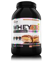 Pudra proteica cu aroma de ciocolata cu caramel Whey-X5, 2000g, Genius Nutrition