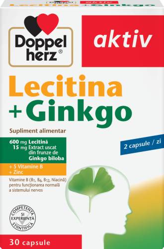 Lecitina + Ginkgo, 30 capsule, Doppelherz