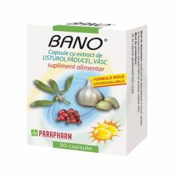 Capsule bano cu usturoi,paducel,vasc x 30cps TRVIT