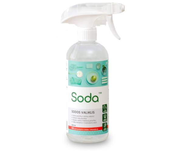 Solutie de curatat ecologica cu bicarbonat de sodiu, 500 ml, Mr. Soda