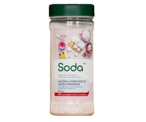 Mix pentru baie cu bicarbonat de sodiu si sare de Himalaya, 500 g, Soda