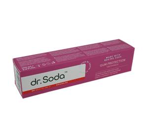 Pasta de dinti cu bicarbonat de sodiu, fara fluor, Gum Protection, 100 ml, Dr.Soda