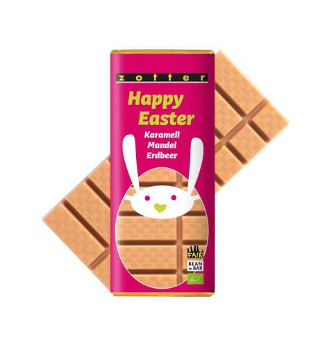 Ciocolata Paste fericit, eco-bio si fairtrade, 50 g, Zotter