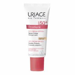 Crema CC anti-roseata cu SPF 50+ Roseliane, 40 ml, Uriage