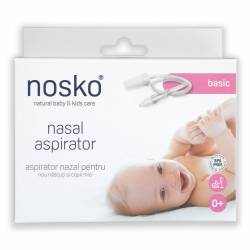 Aspirator nazal pentru nou nascuti si copii 0+luni, Nosko Baby