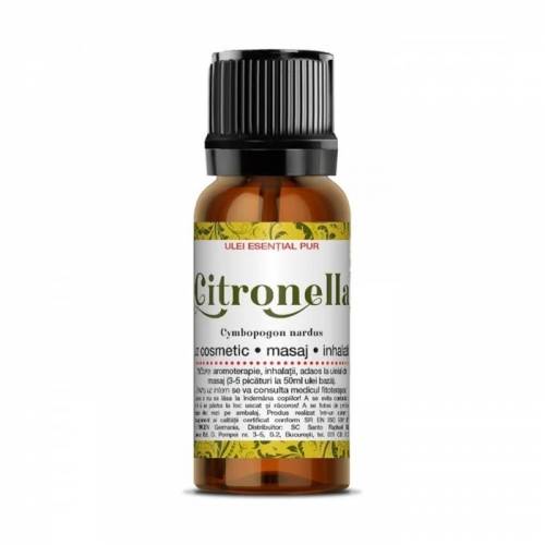 Ulei esential de Citronella, 10 ml, Steaua Divina