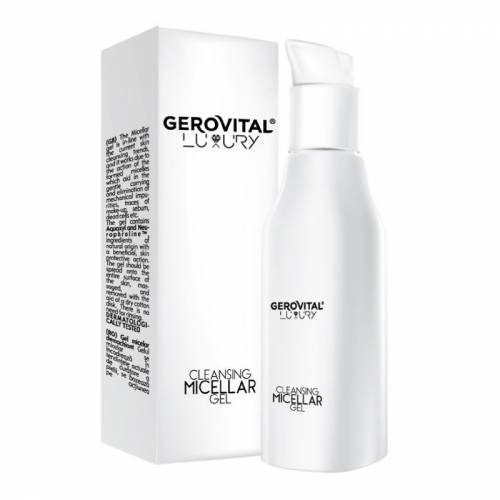 Gel micelar demachiant Luxury, 100 ml, Gerovital