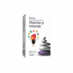 Alevia Vitamine si Minerale Junior, 30 comprimate