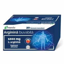 L-Arginina, 20 flacoane buvabile, Benesio