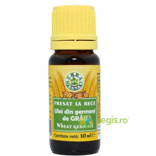 Ulei Germeni Grau, Presat La Rece, uz Intern, 10ml - HERBAVIT