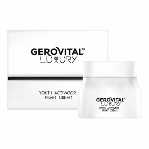 Crema activator de tinerete, de noapte Luxury, 50 ml, Gerovital