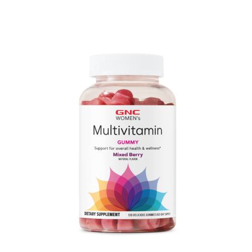 Women's Complex Multivitamine Femei - Aroma Fructe de Padure, 120 Jeleuri, GNC