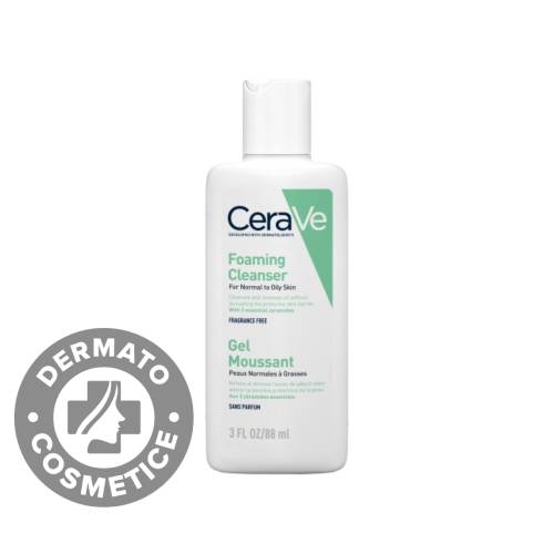 Gel de curatare spumant pentru pielea normal-grasa, 88ml, CeraVe