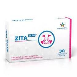 Zita Bleu, sustine sanatatea sistemului respirator, 30 comprimate filmate, Bleu Pharma