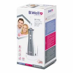 Irigator oral portabil cu 5 capete, incarcator prin inductie, non-contact, TH-912, B.Well