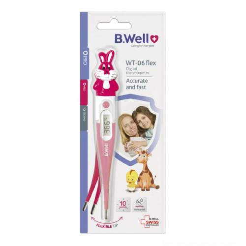 Termometru digital cap flexibil iepuras WT-06, B.Well