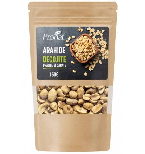 Arahide decojite prajite si sarate, 150 g, Pronat