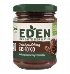 Budinca de gris cu ciocolata, eco-bio, 250 g, Eden