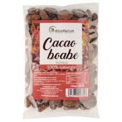 Boabe intregi de cacao, 150 g, Econatur
