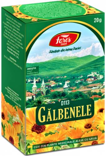 Fares ceai galbenele flori - 20 grame