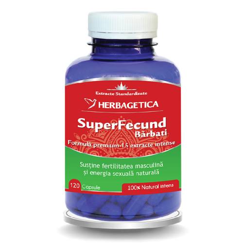 Superfecund barbati, 120 capsule, Herbagetica