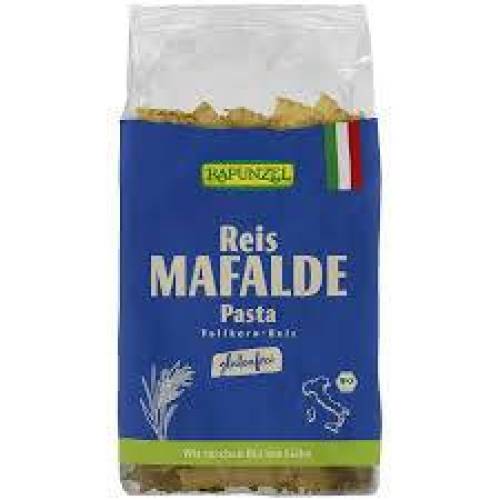 Paste mafalde din orez integral, fara gluten, eco-bio, 250 g, Rapunzel