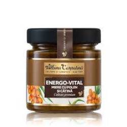 Energo Vital, Miere cu polen si catina, 270 g, Albina Carpatina