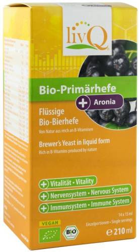 Drojdie Primara cu Aronia, eco-bio, 210 ml, Livq