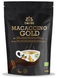 Bautura instant functionala, Macaccino Gold, eco-bio, 250 g, Iswari