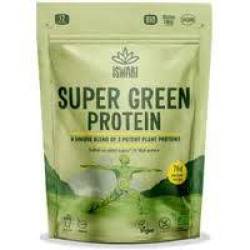 Pulbere proteica si detox, Super Verde, 71.1 % proteina, eco-bio, 250 g, Iswari