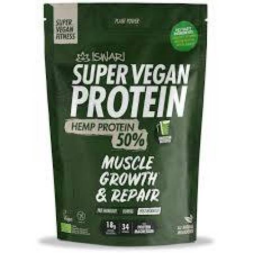 Proteina din canepa, dupa efort, 1200 g, Iswari