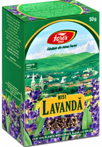 fares ceai lavanda x 50 grame
