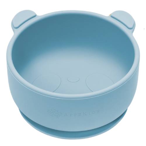 Bol din silicon The Little Bear +6 luni Aqua Blue, 1 bucata, Appekids