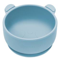 Bol din silicon The Little Bear +6 luni Aqua Blue, 1 bucata, Appekids