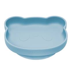 Farfurie din silicon The Little Bear - Aqua Blue, 1 bucata, Appekids